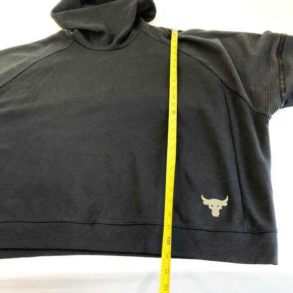 Under Armour Black Project Rock Pullover Hoodie S - Picture 10 of 10